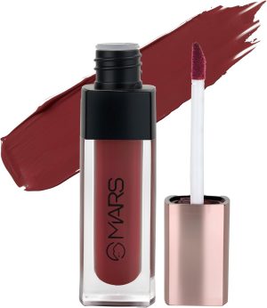 MARS Popstar Drying Liquid Mousse Lipstick for Women with Matte Finish | Lightweight and Non-Sticky Formula | Up to 12 Hour Long Lasting | Transferproof & Waterproof (6.0ml) (18-Hot Topic)