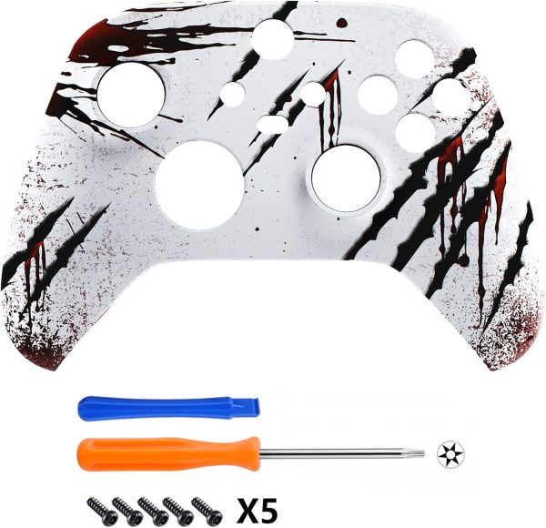 ⁦eXtremeRate Custom Shell for Xbox Series X & S Controller - Revitalize Your Controller - Wild Attack Replacement Cover Front Housing Cover for Xbox Core Controller Wireless [Control NOT Included]⁩ - الصورة ⁦3⁩