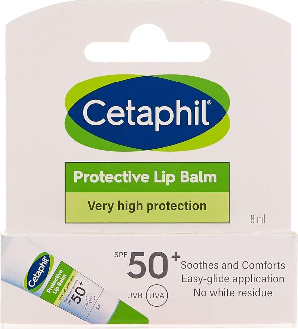⁦Cetaphil Protective Lip Balm (SPF 50+, 8ml)⁩ - الصورة ⁦2⁩