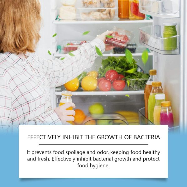 ⁦NALACAL Refrigerator Deodorant Box, Fridge Deodorizer Absorbent, Household Adsorption Purification Space Eliminates Odors, Fridge Odor Eliminator for Freezers, Coolers, and Lunch Boxes⁩ - الصورة ⁦6⁩