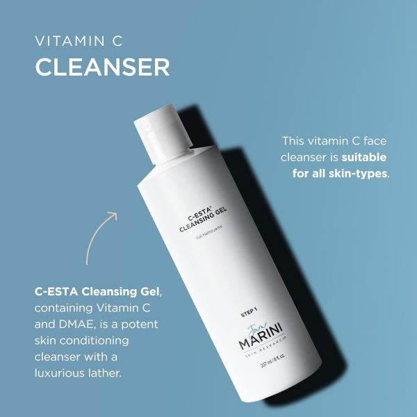 ⁦Jan Marini Skin Research C-Esta Cleansing Gel, 8 fl. oz.⁩ - الصورة ⁦2⁩