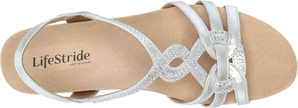 ⁦LifeStride Women's Monaco Strappy Wedge Sandals⁩ - الصورة ⁦5⁩