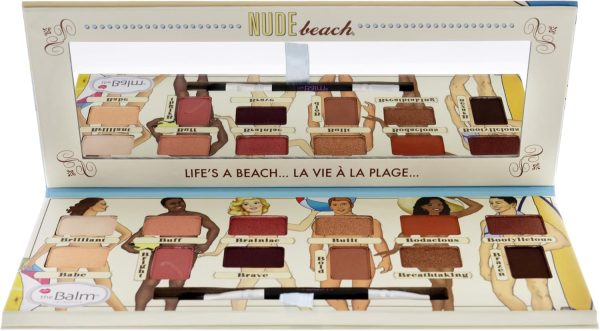 ⁦The Balm Nude Beach Eyeshadow Palette (Multicolor, 9.6g)⁩ - الصورة ⁦2⁩