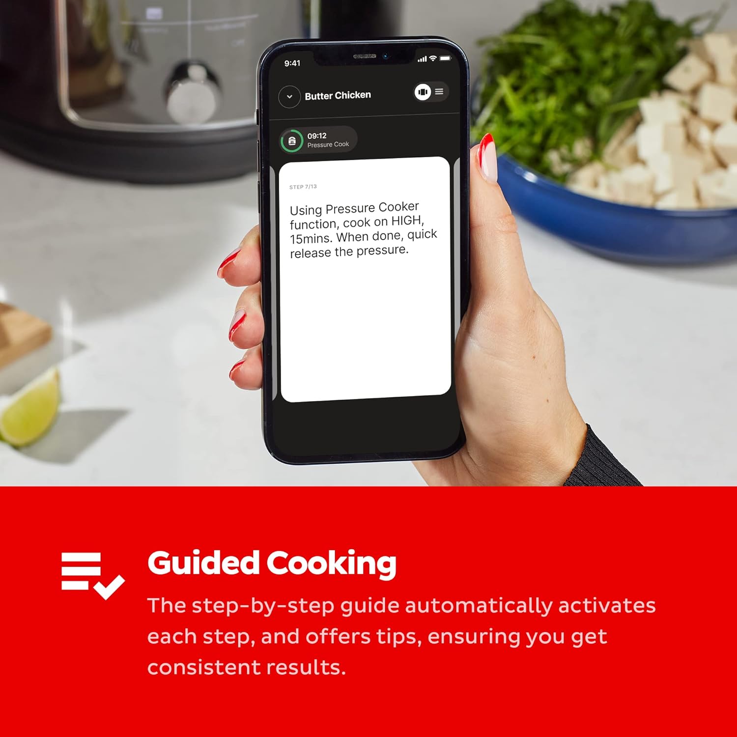 Instant Pot Pro Plus Wi-Fi Smart 10-in-1, Pressure Cooker, Slow Cooker, Rice Cooker, Steamer, Sauté Pan, Yogurt Maker, Warmer, Canning Pot, Sous Vide, Includes App with Over 800 Recipes, 6 Quart 5 Instant Pot Pro Plus Wi-Fi Smart 10-in-1, Pressure Cooker, Slow Cooker, Rice Cooker, Steamer, Sauté Pan, Yogurt Maker, Warmer, Canning Pot, Sous Vide, Includes App with Over 800 Recipes, 6 Quart - الصورة 5