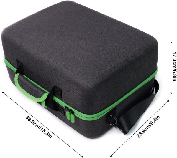 ⁦Console Carrying Case for Box Series X S, Protective Hard Shell Travel Bag for Series X for Series S Consoles Controllers, Games, Cables, Portable Hard Disk, Accessories⁩ - الصورة ⁦3⁩