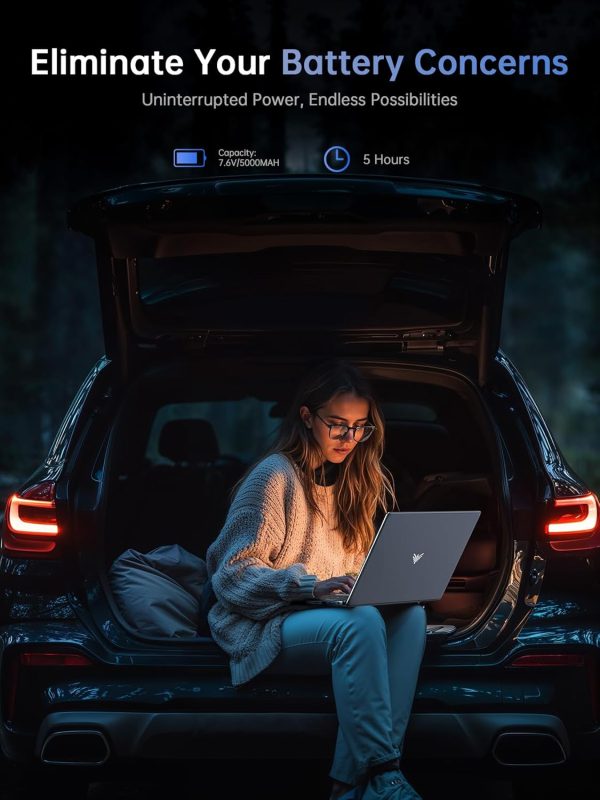 ⁦KAIGERR Laptop Intel N97 15.6-in 16GB DDR4 512GB SSD Windows Laptops Notebook-Computers, Numeric Keypad Win-11 Pro WiFi 5 HDMI Type-C USB 3.2 Webcam 3.5mm Audio Student Laptops⁩ - الصورة ⁦7⁩