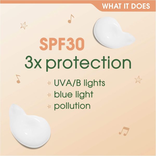 ⁦Simple Protect 'N' Glow SPF 30 For Glowing Skin Triple Protection Moisturiser Non-Chalky Vitamin C Face Cream 40 ml⁩ - الصورة ⁦7⁩