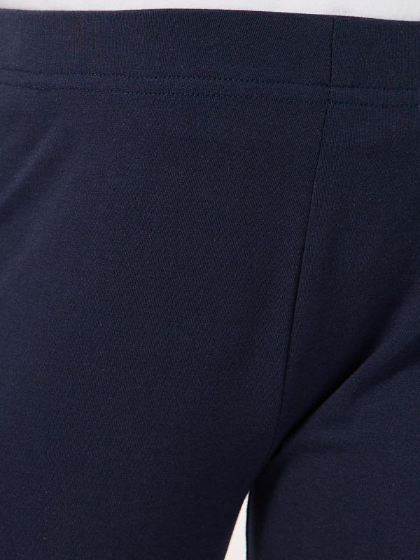 ⁦Styli Girls Solid Elastic Waistband Leggings⁩ - الصورة ⁦4⁩