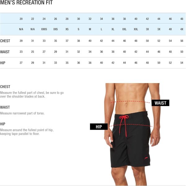 ⁦Speedo Men's Uv Swim Shirt Long Sleeve Loose Fit Easy Tee⁩ - الصورة ⁦7⁩