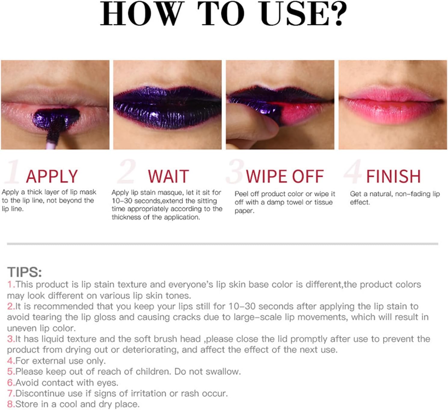 Jxfnogn Peel Off Lip liner Tattoo, Long-Lasting Matte Finish, Lock Color, Waterproof, Sweat Proof, Non Shedding, Easy to Apply, Non Drying, 01 5 Jxfnogn Peel Off Lip liner Tattoo, Long-Lasting Matte Finish, Lock Color, Waterproof, Sweat Proof, Non Shedding, Easy to Apply, Non Drying, 01 - الصورة 5