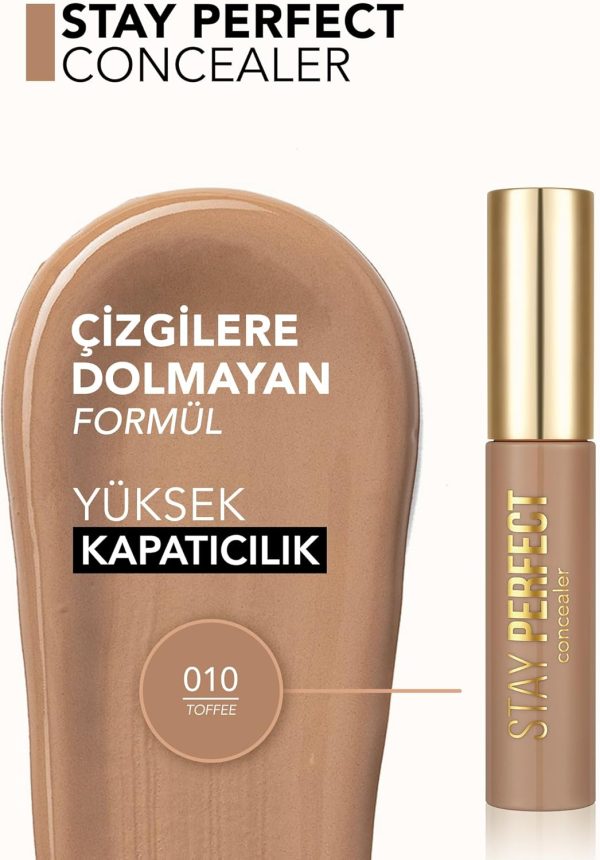 ⁦Flormar Stay Perfect Concealer 010 Toffee⁩ - الصورة ⁦3⁩
