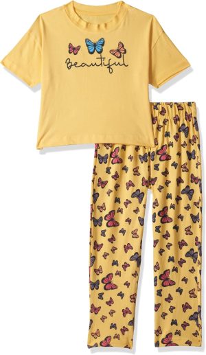 T2F Girls GLS-PJS-01 Pajama Set (pack of 2)