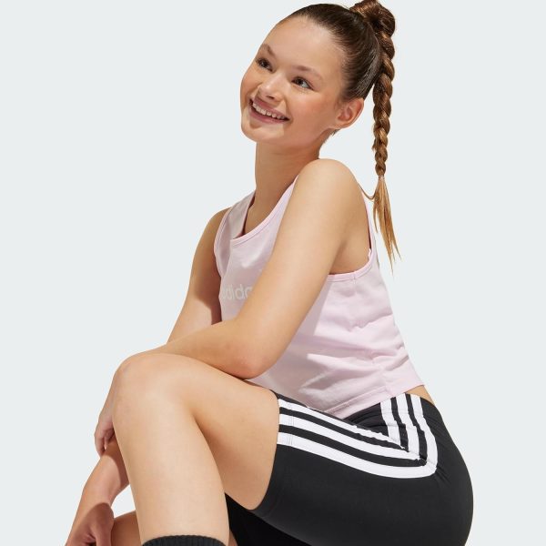 ⁦adidas Girls Essentials Biker Shorts Kids Tights⁩ - الصورة ⁦3⁩