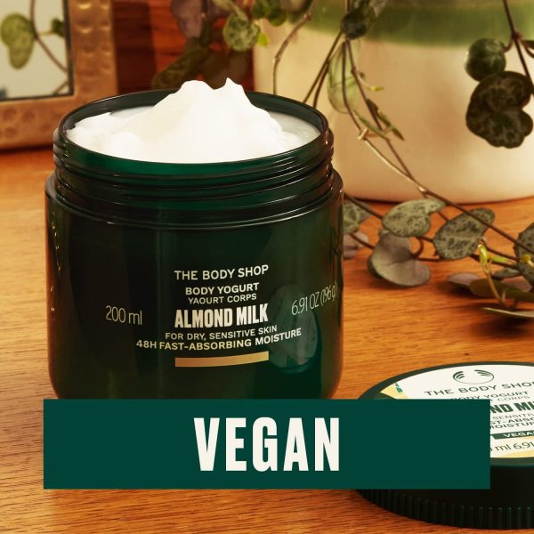 ⁦The Body Shop Almond Milk Body Yogurt, 200 ml⁩ - الصورة ⁦3⁩