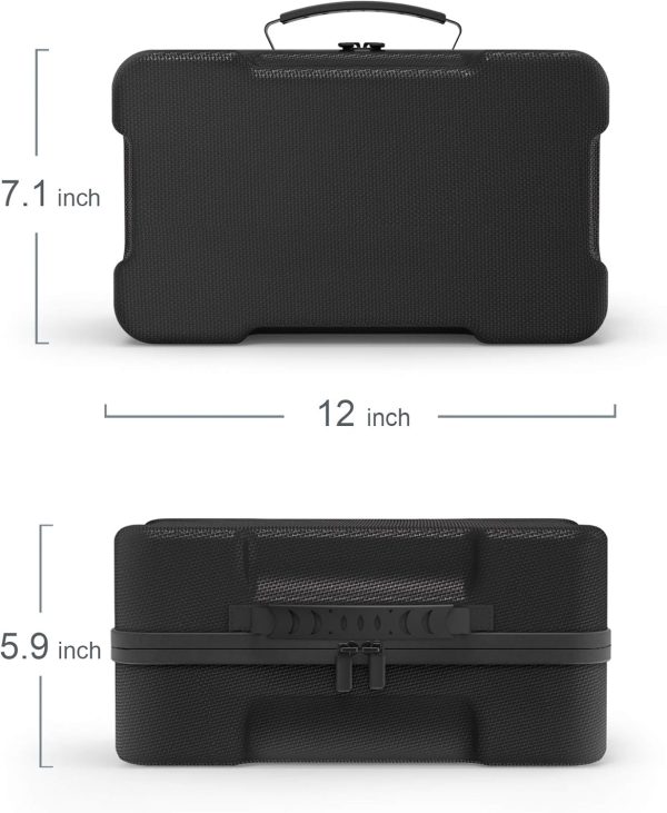 ⁦SHBC Hard Carrying Case Compatible with Xbox Series S Game Console Travel Storage Bag for Wireless Controllers and Cables⁩ - الصورة ⁦3⁩