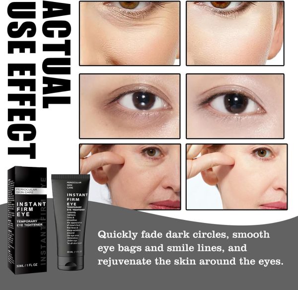 ⁦POSICHE Eye Firming Cream 30ml, Diminish Fine Lines, Reduce Under-Eye Bags, Repair Dark Circles, Tighten Eye Contours, Hydrate and Moisturize, Nourish Eye Area, Improve Skin Elasticity, Refresh⁩ - الصورة ⁦6⁩