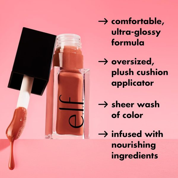 ⁦Glow Reviver Lip Oil - Money Mauve⁩ - الصورة ⁦4⁩