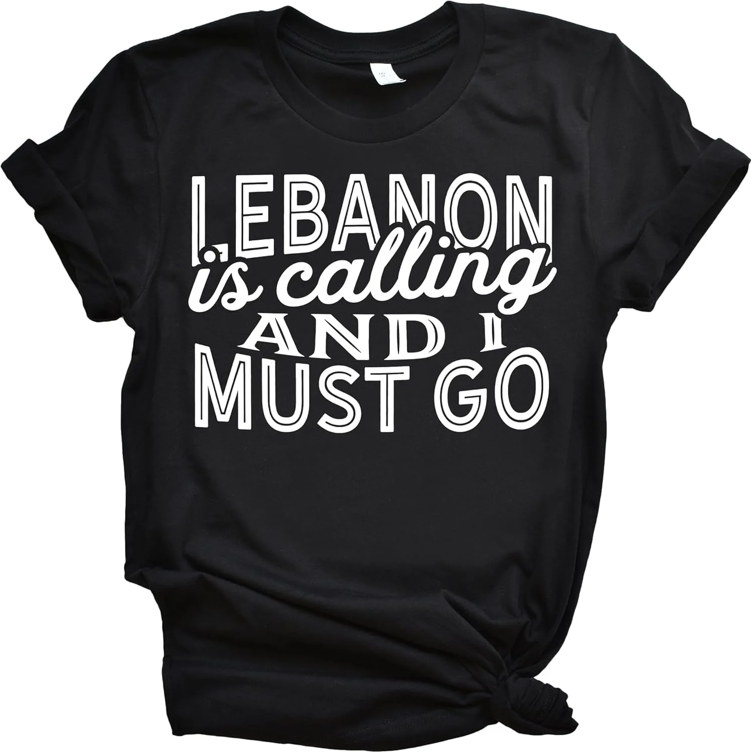 Lebanon Is Calling And I Must Go Shirts Lebanon Shirts Lebanon Gifts Travel Shirts Souvenir Vacation Shirts for Trips & Sightseeing