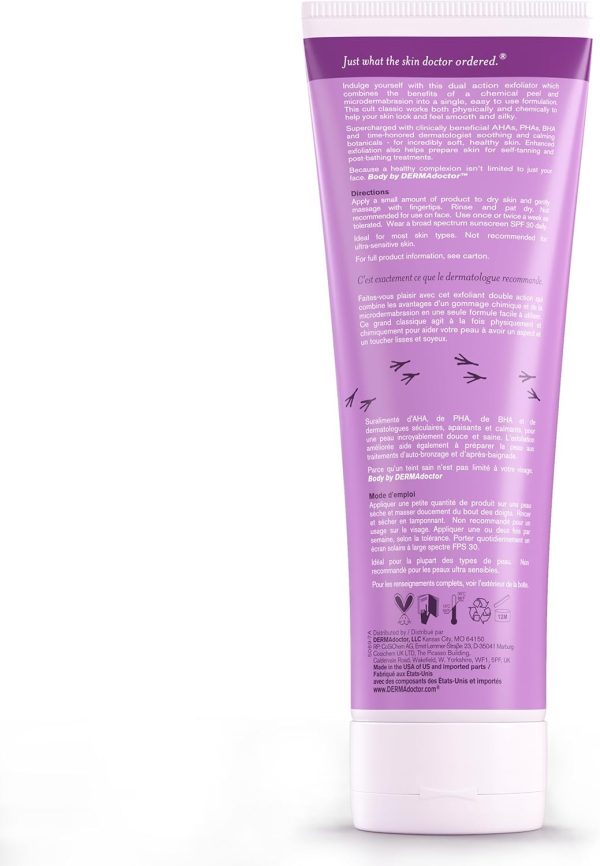⁦Dermadoctor Kp Dermatologist Formulated Body Scrub Exfoliant For Keratosis Pilaris And Dry, Rough, Bumpy, White/Off White⁩ - الصورة ⁦9⁩