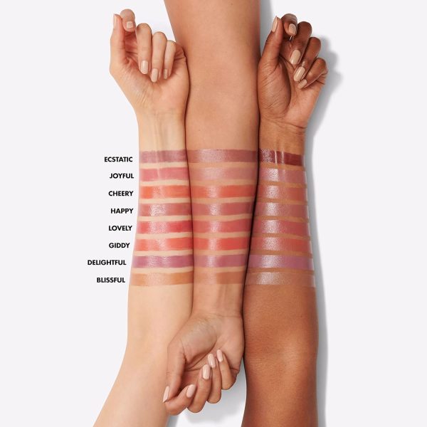⁦e.l.f. Cosmetics Hydrating Core Lip Shine, Conditioning & Nourishing Lip Balm, Sheer Colour Tinted Chapstick, Ecstatic, 0.09 Oz, 1 Count (Pack of 1)⁩ - الصورة ⁦5⁩
