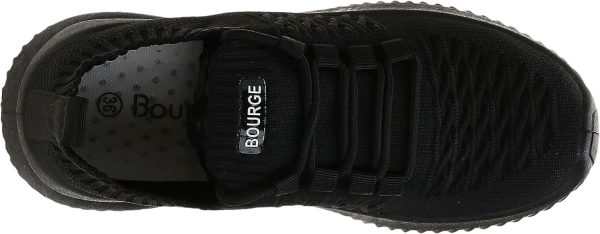 ⁦Bourge Women's Micam-504 Black Sports Shoes - 3(Micam-504-03)⁩ - الصورة ⁦5⁩