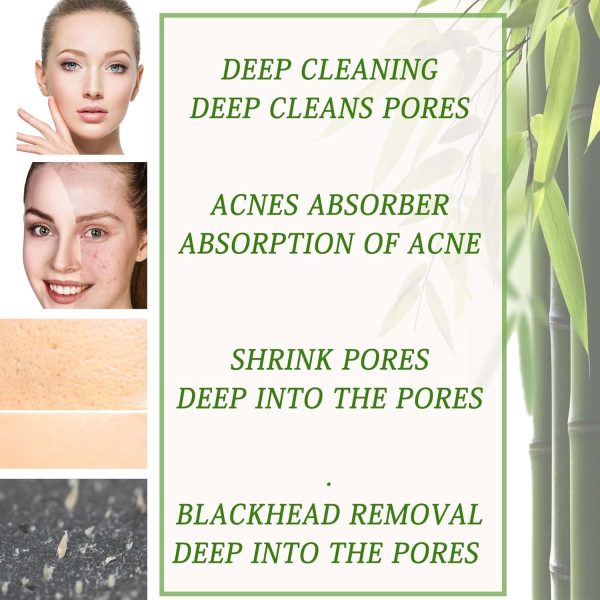 ⁦TERRIFI Blackhead Remover Mask, Activated Charcoal Peel-Off Mask for Deep Cleansing and Purifying, Blackhead Removal for Face and Nose, Suitable for All Skin Types⁩ - الصورة ⁦5⁩