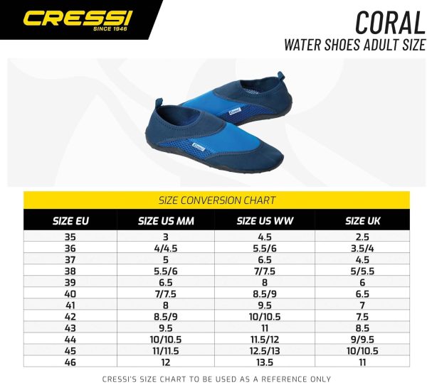 ⁦CRESSI Unisex Coral ShoesPremium Water Shoes for Sea, Beach, Water Sports⁩ - الصورة ⁦5⁩