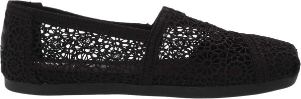 ⁦TOMS Womens 10016254 Blk Moroccan Crochet Wm Alpr Espblack⁩ - الصورة ⁦6⁩
