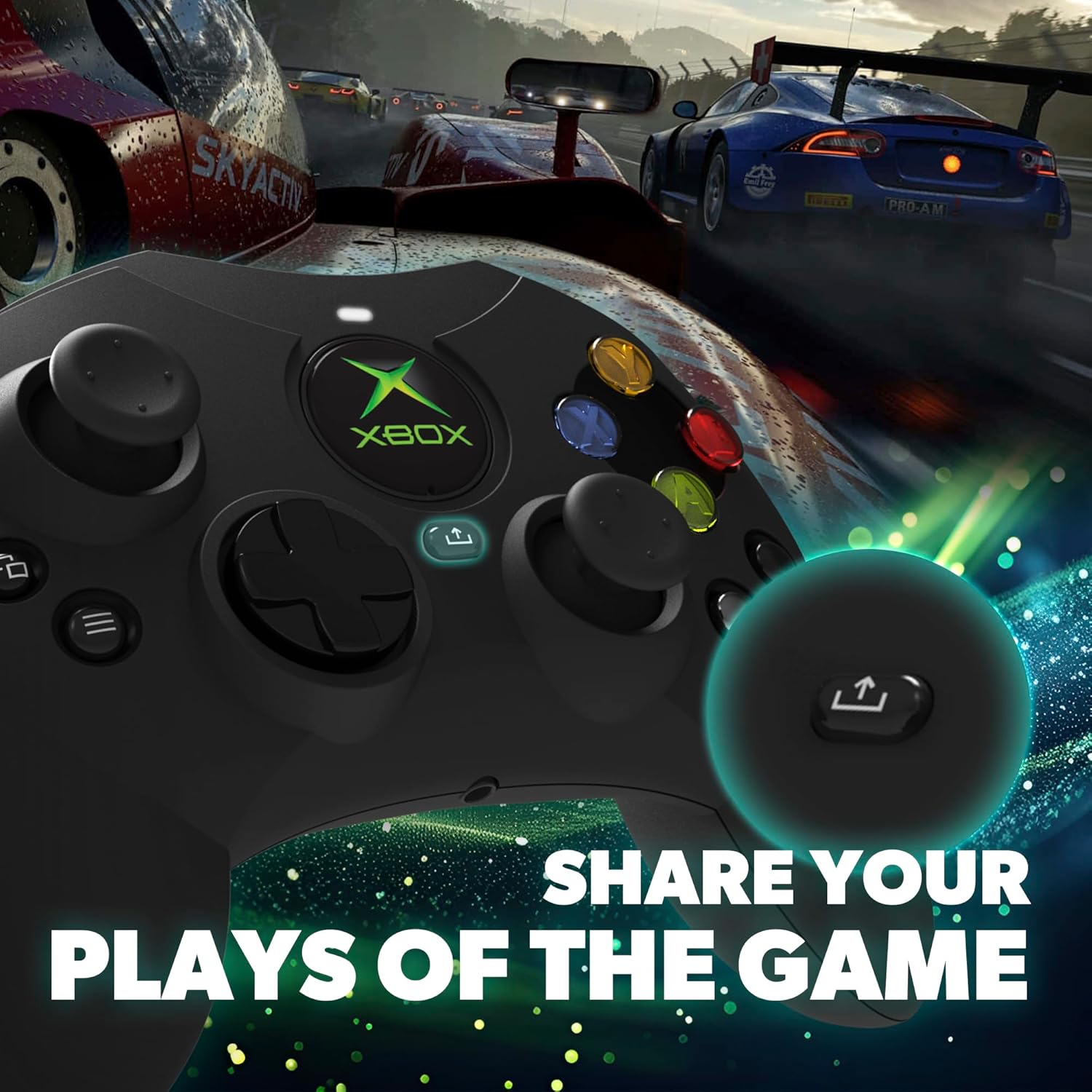 Hyperkin DuchesS Wired Controller - Black - Officially licensed S Controller replica for use with Xbox Series X|S, Xbox One, Windows 10|11, PC, Video Game Controller with Hall Effect Sticks, 3.5MM, 9 Hyperkin DuchesS Wired Controller - Black - Officially licensed S Controller replica for use with Xbox Series X|S, Xbox One, Windows 10|11, PC, Video Game Controller with Hall Effect Sticks, 3.5MM, - الصورة 9