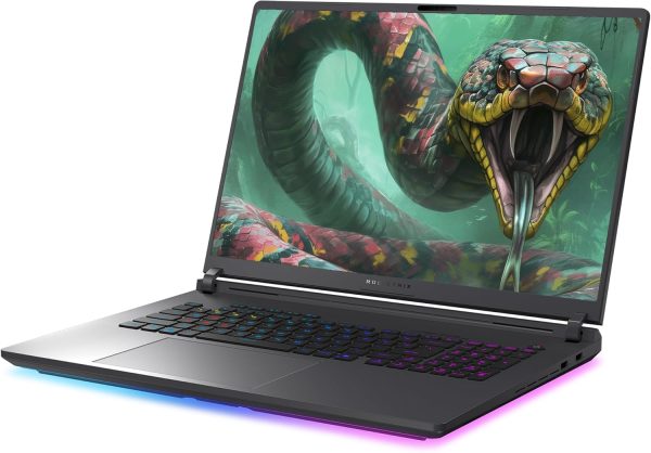 ⁦ASUS ROG Strix G18 Gaming Laptop, Intel Ultra 9-275HX, 32 GB DDR5 RAM, 4 TB PCIe SSD, 18" 2.5K (2560x1600) 240Hz Nebula Display, N-vidia G-Force RTX 5070Ti, 4-Zone RGB Keyboard, W11 Pro, Eclipse Gray⁩ - الصورة ⁦7⁩