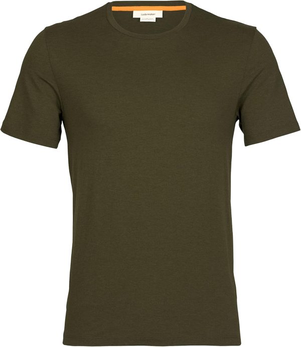 ⁦Icebreaker Merino mens Central Classic Short Sleeve Wool T-shirt - Basic Casual Shirt T-Shirt⁩ - الصورة ⁦5⁩