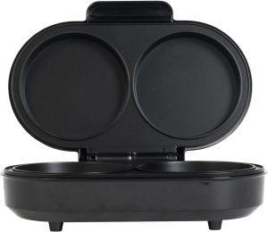 Salter EK4213S Omelette Maker – XL Non-Stick Egg Cooker, Large Dual Cooking Plates, No-Flip Frying Machine, Deep Fill Electric Double Egg Pan, Make Healthy Omelettes/Eggs/Pancakes, 850 W