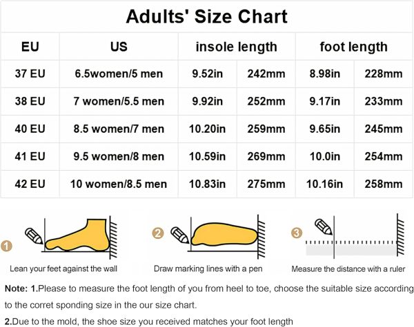 ⁦Cloud Slides for Women and Men, Pillow Slippers Comfy Non-Slip Beach Shoes Soft Bathroom Shower Shoes, Cushioned Thick Sole Sandals for Men Indoor Outdoor⁩ - الصورة ⁦7⁩
