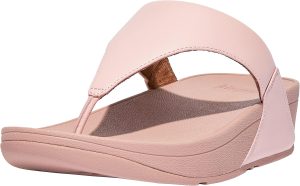 Lulu Leather Toepost- Pink salt, 38EU