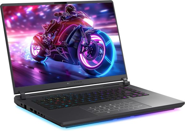 ⁦ASUS ROG Strix G16 Gaming Laptop, Intel Ultra 9-275HX, 64 GB DDR5 RAM, 2 TB PCIe SSD, 16" 2.5K (2560x1600) Display, Nvidia G-Force RTX 5080, RGB Backlit Chiclet Keyboard, W11 Pro, Eclipse Gray⁩ - الصورة ⁦6⁩