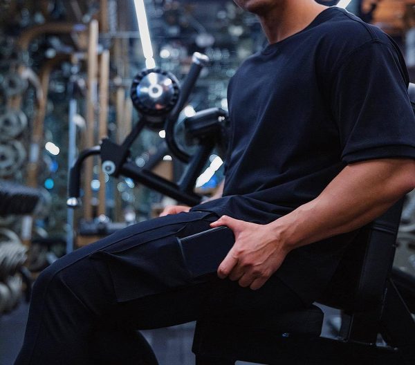 ⁦Magiftbox Workout Shirts Short Sleeve Oversized Hipster Loose Gym Shirts Basketball Hip-hop Street Style T-Shirts for Men T44⁩ - الصورة ⁦5⁩