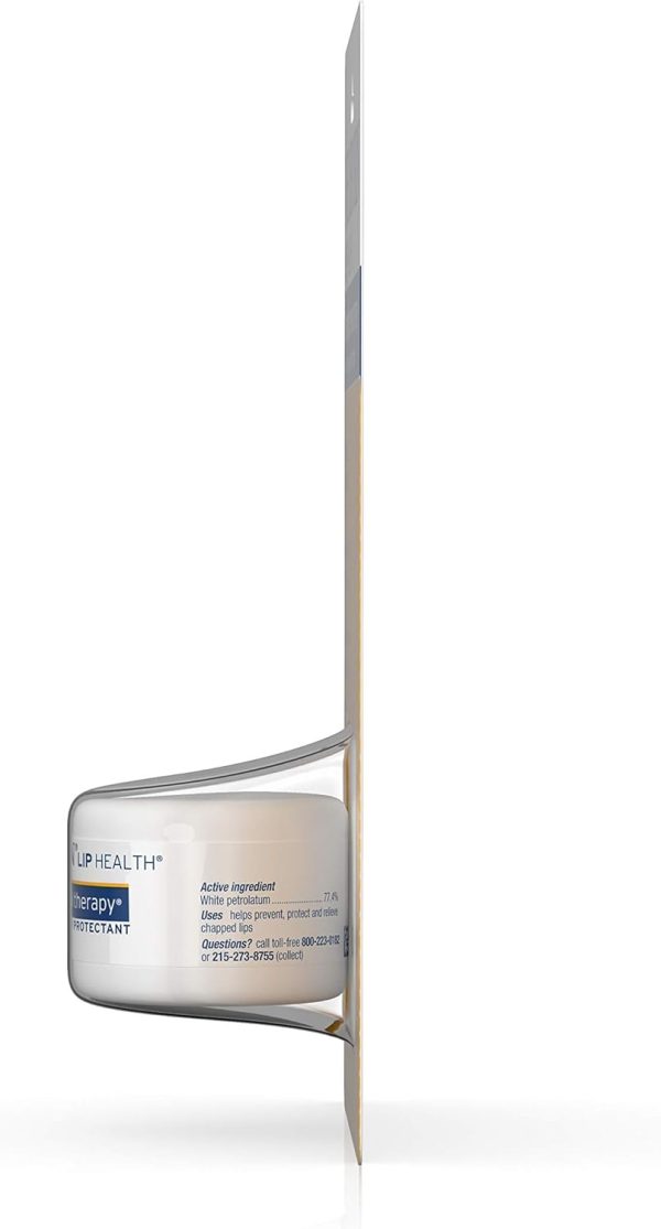⁦Neosporin Lip Health Overnight Renewal Therapy Petrolatum Lip Protectant 0.27 oz⁩ - الصورة ⁦7⁩