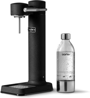 Aarke - Carbonator III Premium Carbonator/Sparkling & Seltzer Water Maker with PET Bottle (Matte Black), AAC3-Black