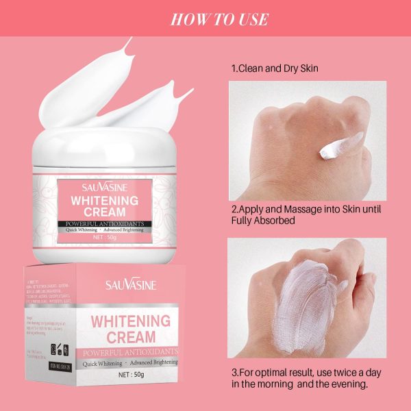⁦KASTWAVE Dark Spot Repair Cream, 50ml Underarm Cream, Dark Spot Remover for Face and Body, Female private cream Suitable for face, armpits, neck, private parts and other parts⁩ - الصورة ⁦4⁩