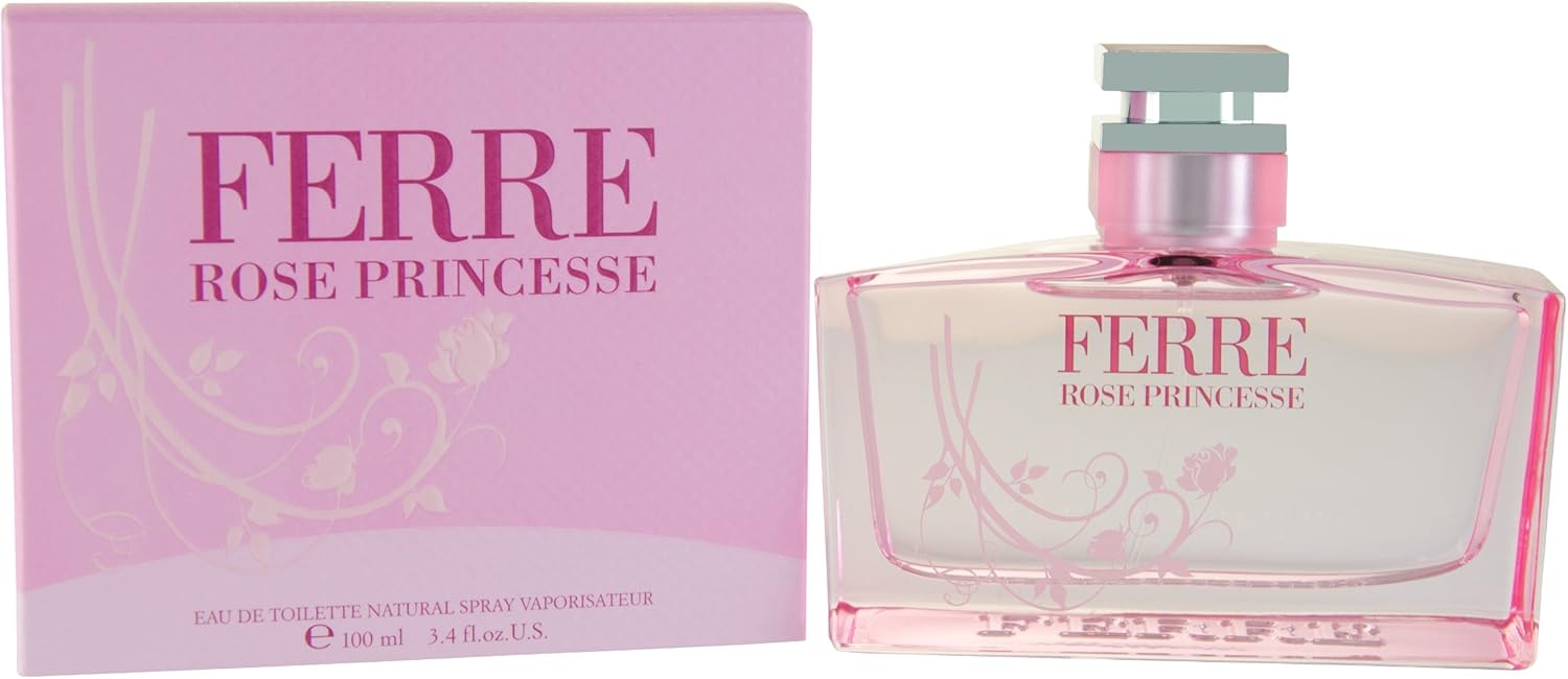 Ferre Gianfranco Rose Princess For Women -Eau De Toilette , 100 ml- 1 Ferre Gianfranco Rose Princess For Women -Eau De Toilette , 100 ml-