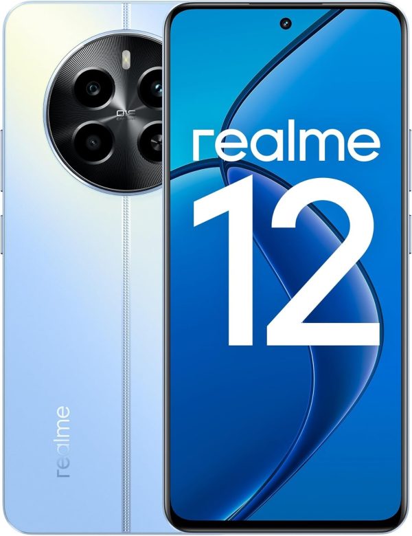 Realme 12 Dual-SIM 512GB ROM + 8GB RAM (GSM Only | No CDMA) Factory Unlocked 4G/LTE Smartphone (Skyline Silver) - International Version