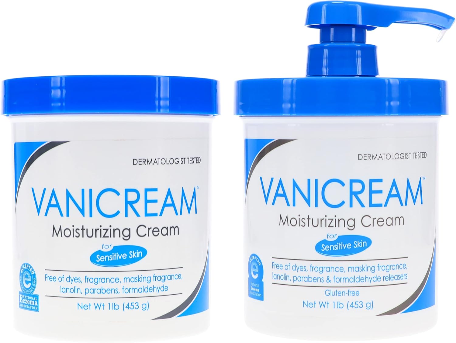 Vanicream Moisturizing Skin Cream for Sensitive Skin 1lb (Pack of 2)2 1 Vanicream Moisturizing Skin Cream for Sensitive Skin 1lb (Pack of 2)2