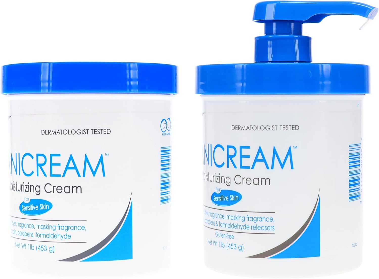 Vanicream Moisturizing Skin Cream for Sensitive Skin 1lb (Pack of 2)2 2 Vanicream Moisturizing Skin Cream for Sensitive Skin 1lb (Pack of 2)2 - الصورة 2