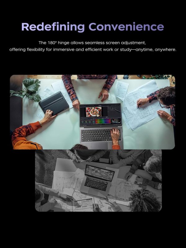 ⁦KAIGERR 2025 AMD Laptop, 15.6inch Laptop Computer with AMD Ryzen 7 5700U(8C/16T, Up to 4.3GHz), 16GB RAM 512GB NVMe SSD Windows 11 Laptop, Radeon RX Vega 8 Graphics,WiFi 6⁩ - الصورة ⁦5⁩