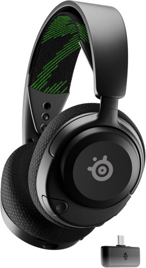 SteelSeries Arctis Nova 4X Wireless Multi-Platform Gaming Headset — 360° Spatial Audio — 2.4GHz High-Speed Wireless — 36 Hr Battery — USB-C — ClearCast Gen 2 Mic — Xbox Series X|S, PC, PS5, Switch