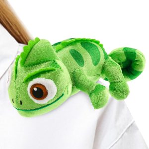 Chameleon Plush Dolls，Girls and Children Chameleon Shoulder Plush，Lizard Cosplay Props Merch Gifts for Women Adults Green
