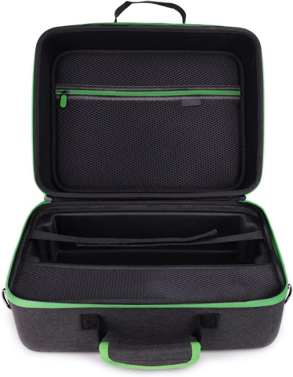 ⁦Console Carrying Case for Box Series X S, Protective Hard Shell Travel Bag for Series X for Series S Consoles Controllers, Games, Cables, Portable Hard Disk, Accessories⁩ - الصورة ⁦9⁩