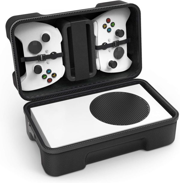 SHBC Hard Carrying Case Compatible with Xbox Series S Game Console Travel Storage Bag for Wireless Controllers and Cables