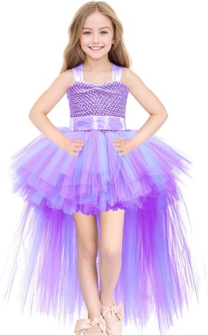 Christmas Fairy Princess Tutu Dress for Girls, Tulle Birthday Party Outfit for Kids and Toddlers