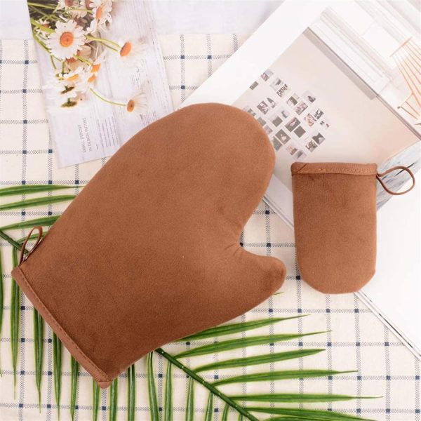 ⁦Joyzzz Self Tanning Mitt, Self Tanner Mitt Applicator for Reusable, Self Tanning Glove with Thumb, Spray Tan Mitt for Washable, Sunless Tanning Mitt, Self Tanner Mits for Self Tan⁩ - الصورة ⁦7⁩